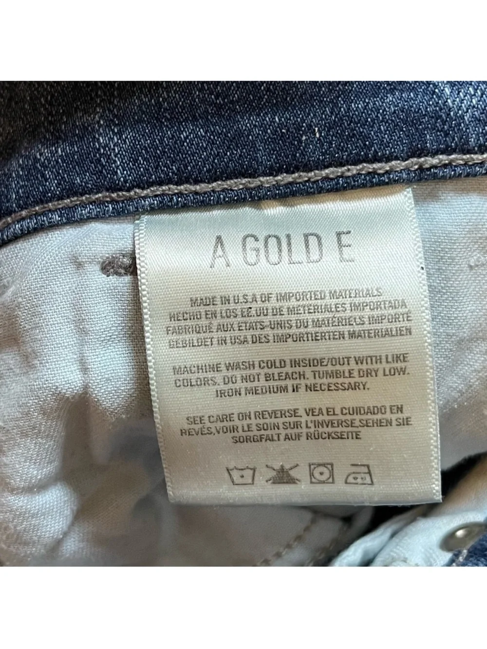 AGOLDE Sophie Distressed Skinny Jeans size 25